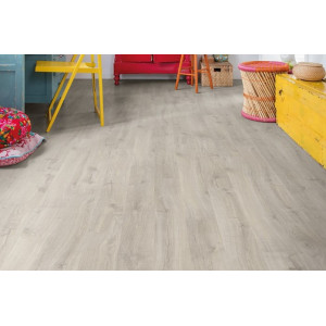 Ламінат Quick-Step Eligna Дуб сірий Ньюкасл, 32 клас, без фаски, вологостійкий, 8*156*1380 мм