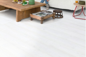 Ламінат Quick-Step Impressive Дошка біла, 32 клас, фаска 4v, влагостійкий, 8*190*1380 мм