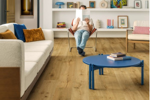 Ламінат Quick-Step Impressive Дуб трюфель темно-коричневий, 32 класс, фаска 4v, влагостійкий, 8*190*1380 мм