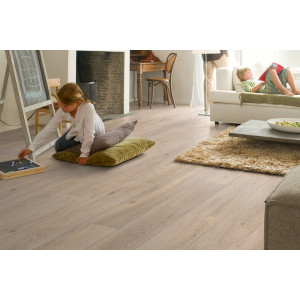 Ламінат Quick-Step Largo Дуб натуральний Лонг-Айленд, 32 клас, фаска 4v, влагостійкий, 9.5*205*2050 мм
