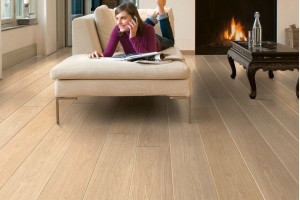 Ламінат Quick-Step Largo Дуб лакований білий, 32 клас, фаска 4v, влагостійкий, 9.5*205*2050 мм