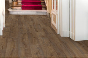 Ламінат Quick-Step Largo Дуб темний Кембридж, 32 клас, фаска 4v, влагостійкий, 9.5*205*2050 мм