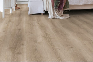 Ламінат Quick-Step Majestic Дуб пустеля сірий шліфований, 32 клас, фаска 4v, вологостійкий, 9.5*240*2050 мм