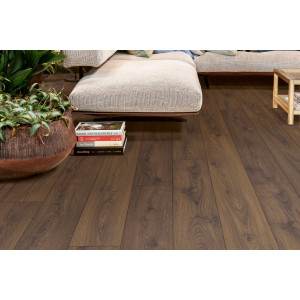Ламинат Quick-Step Classic Дуб земляной орех коричневый, 32 класс, фаска 4v, влагостойкий, 8*190*1200 мм