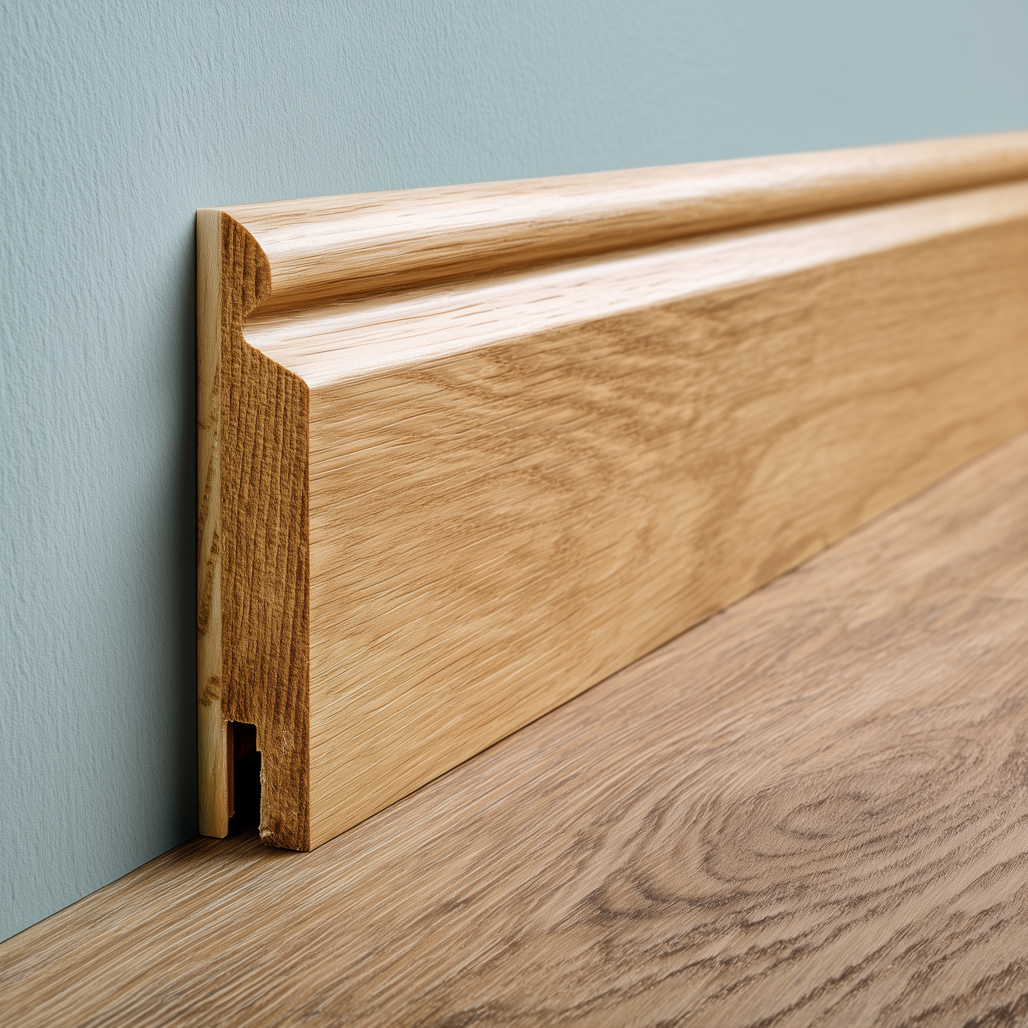 Плінтус шпонований для підлоги